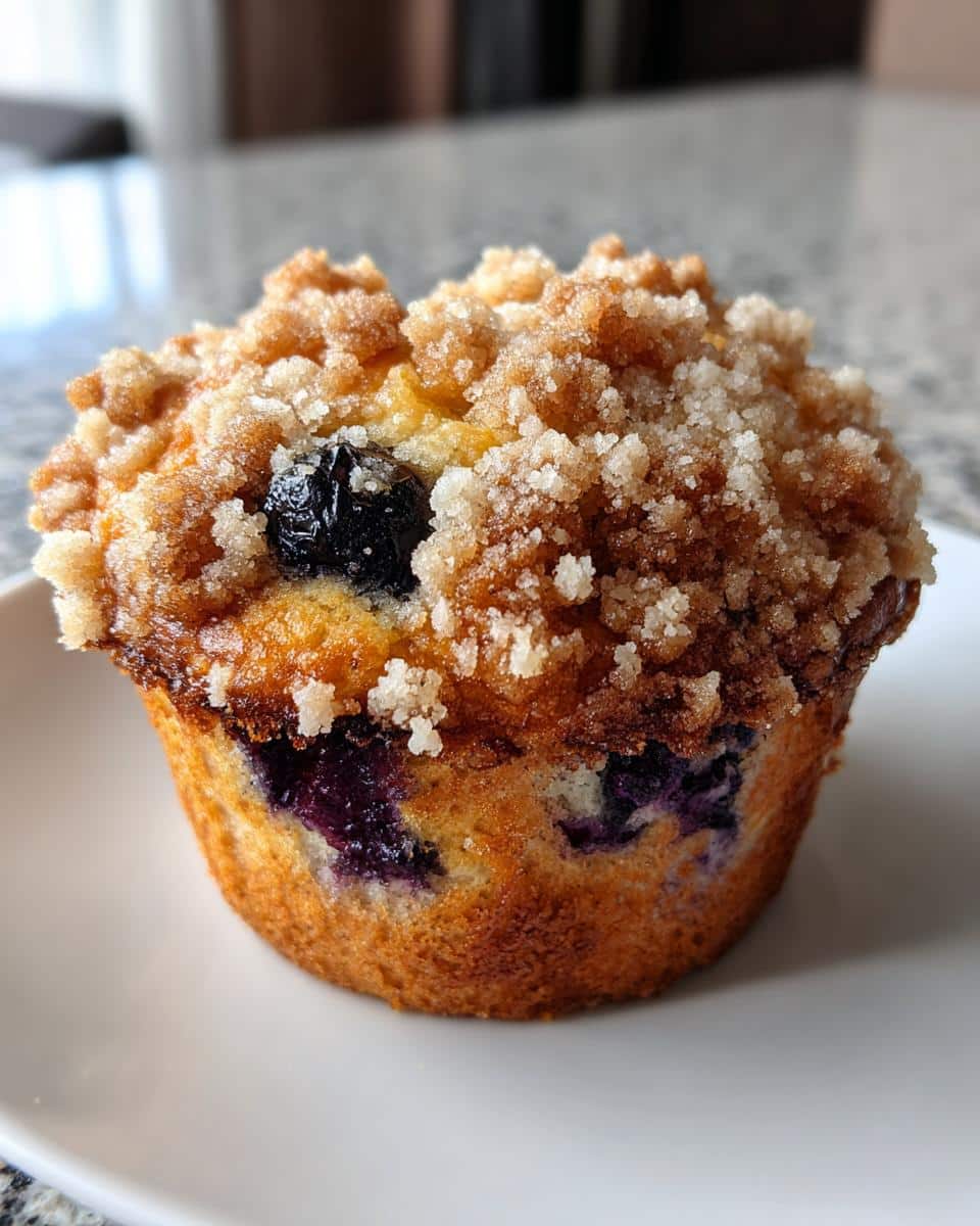 Blueberry Muffins with Streusel – Winter Favorite