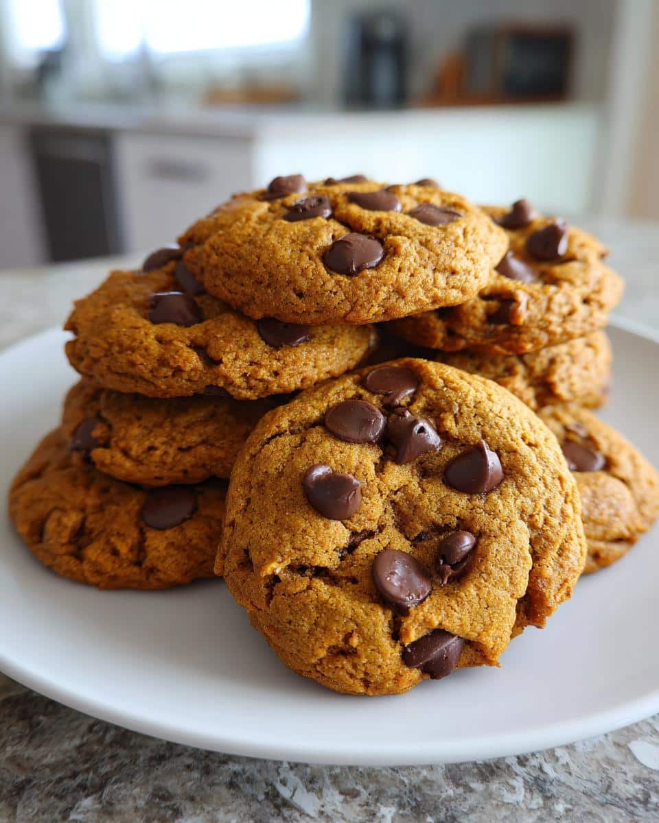 Brown Butter Pumpkin Chocolate Chip Cookies - detail 3