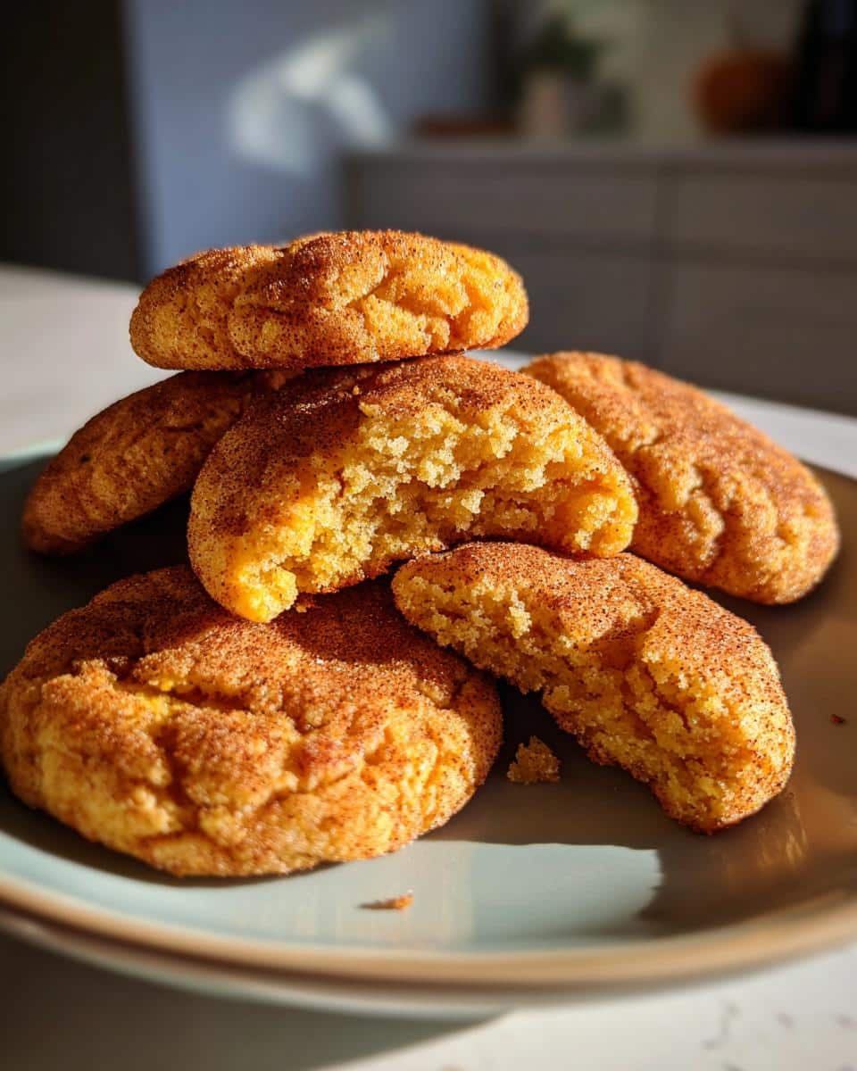 Brown Butter Pumpkin Snickerdoodle Cookies - detail 1