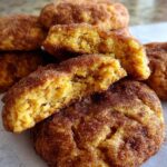 Brown Butter Pumpkin Snickerdoodle Cookies