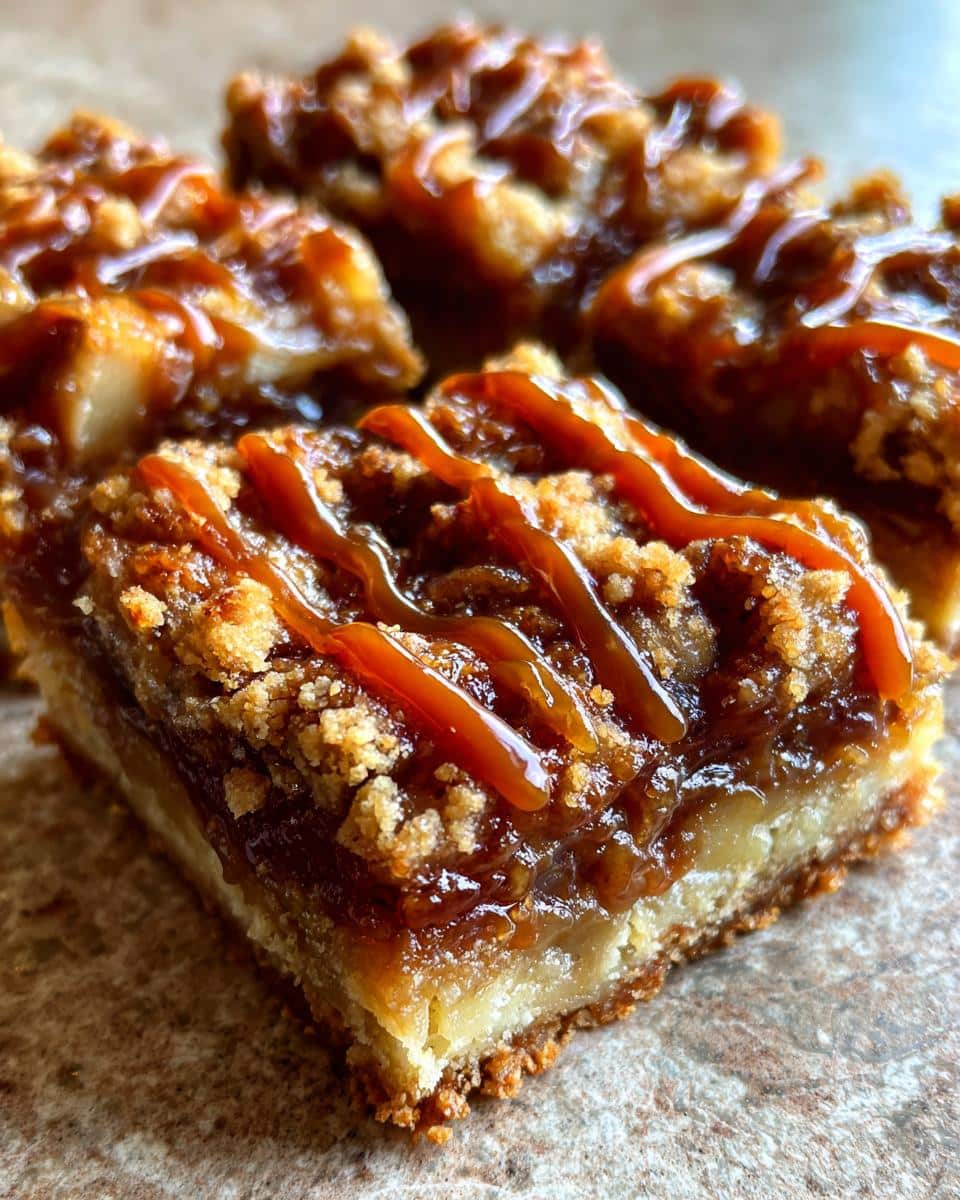 Caramel Apple Pie Bars – Holiday Dessert Idea - detail 1
