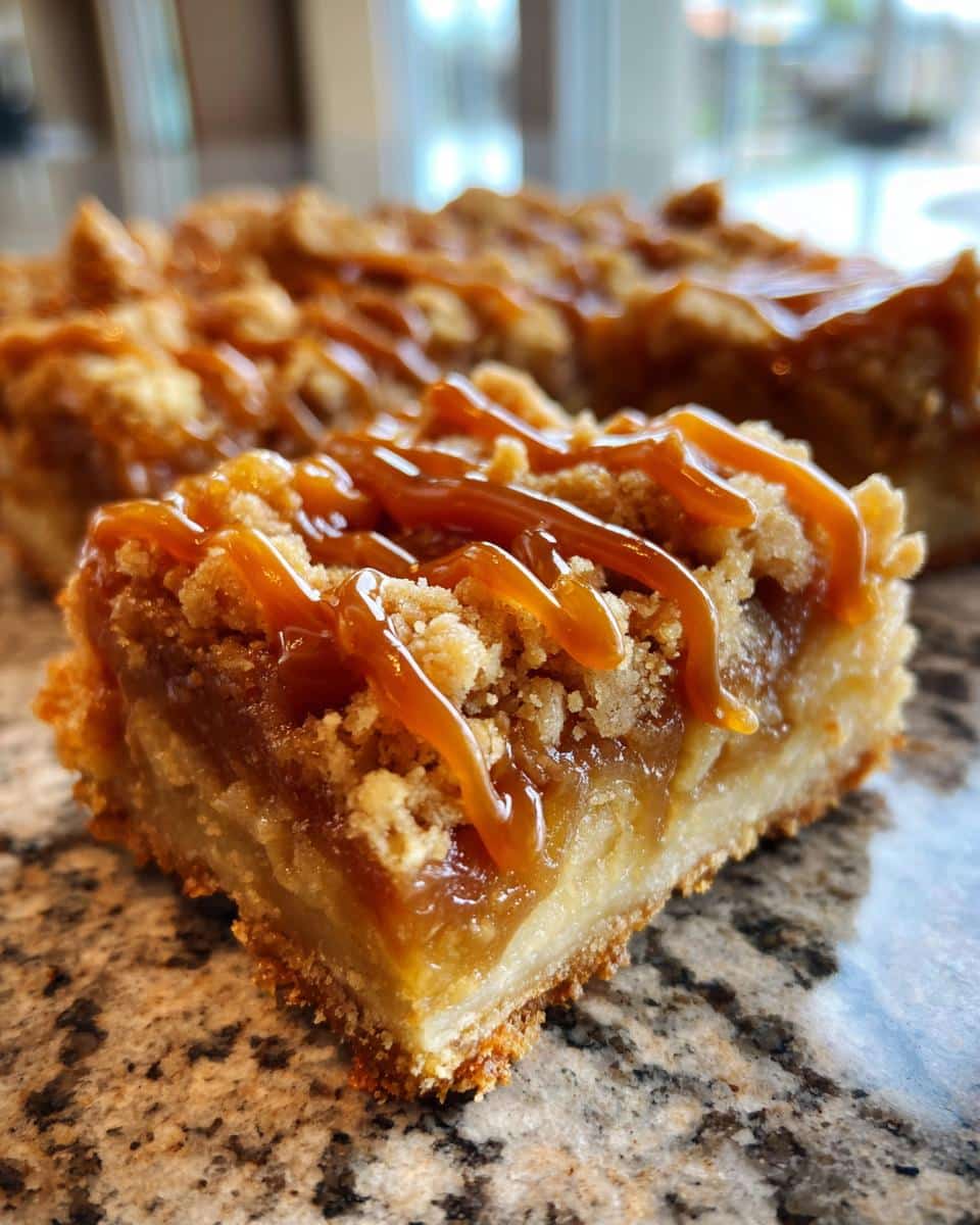 Caramel Apple Pie Bars – Holiday Dessert Idea - detail 2