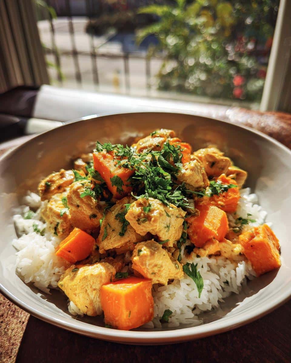 Chicken and Sweet Potato Rice Bowl - detail 3