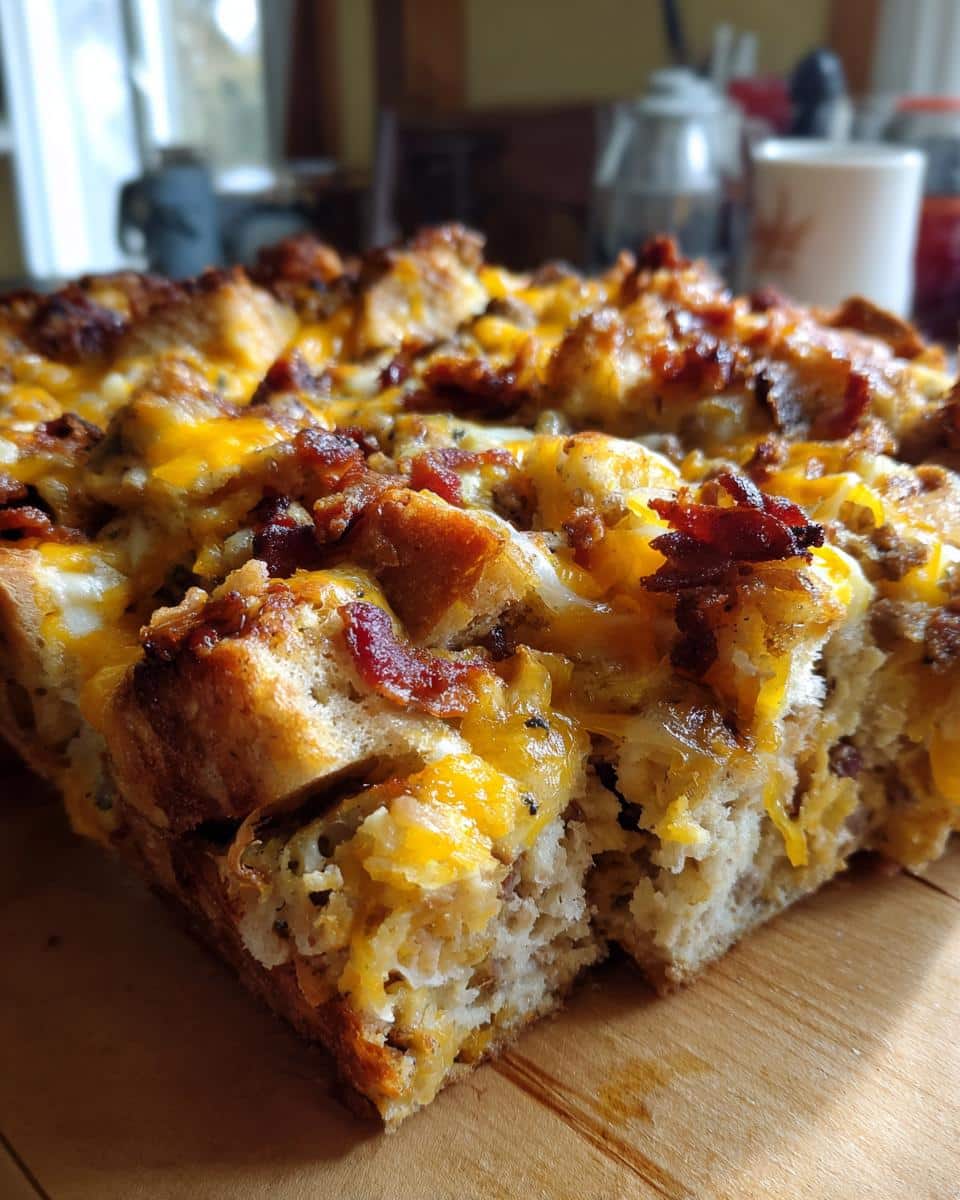 Christmas Morning Breakfast Strata Recipe - detail 2