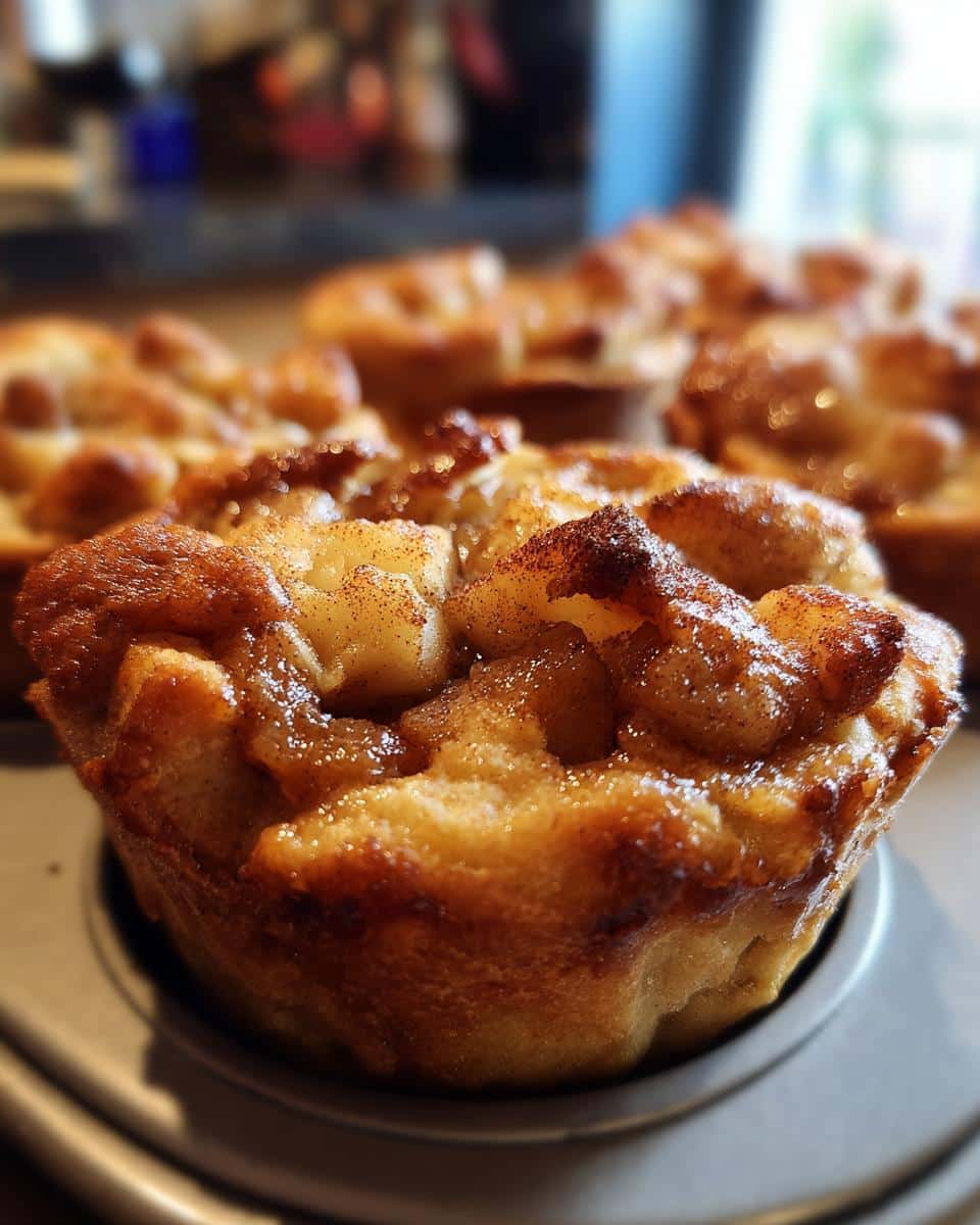 Cinnamon Roll Apple Pie Cups - detail 2