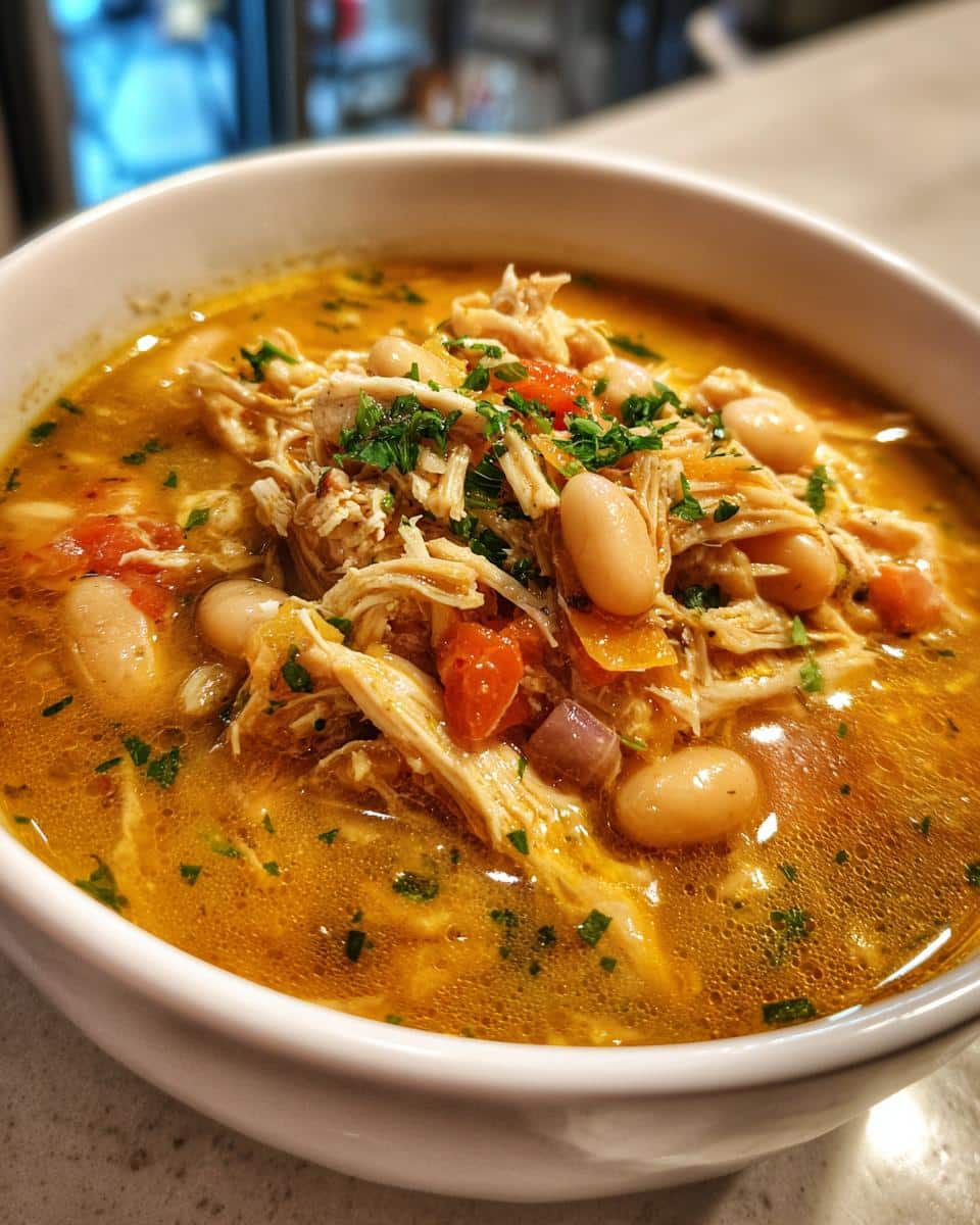 Cozy Slow Cooker White Chicken Chili – Perfect for Cold Nights - detail 1