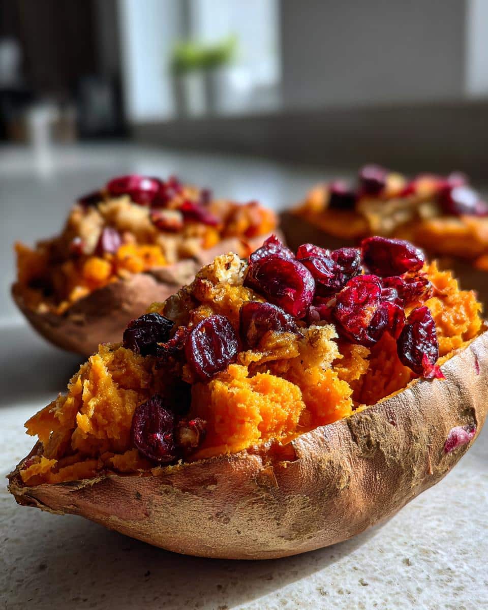 Cranberry Apple Twice-Baked Sweet Potatoes: A Festive & Flavorful Side Dish - detail 3