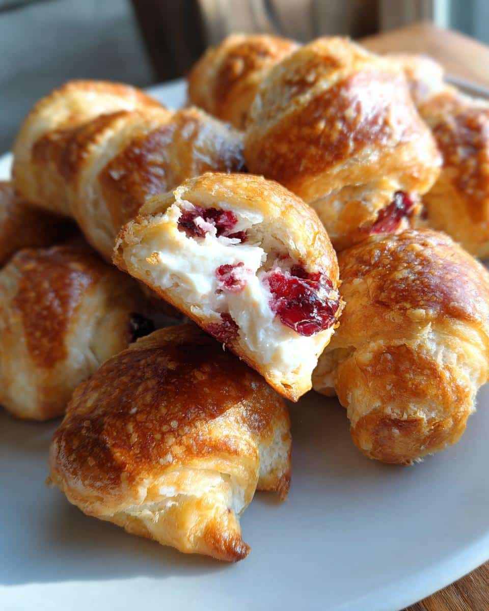 Cranberry Cream Cheese Crescent Bites | Easy Fall Appetizer! - detail 1