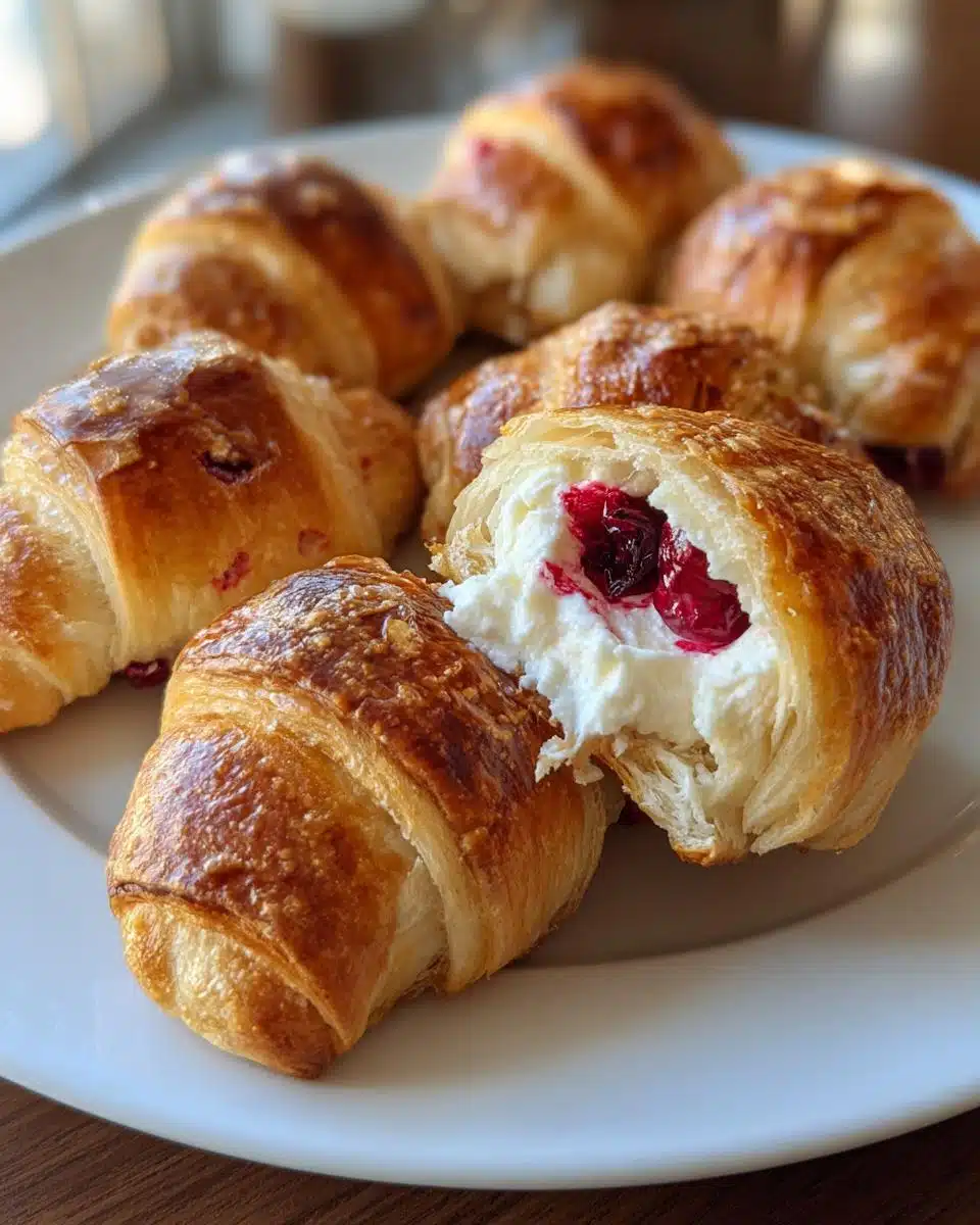 Cranberry Cream Cheese Crescent Bites | Easy Fall Appetizer! - detail 3