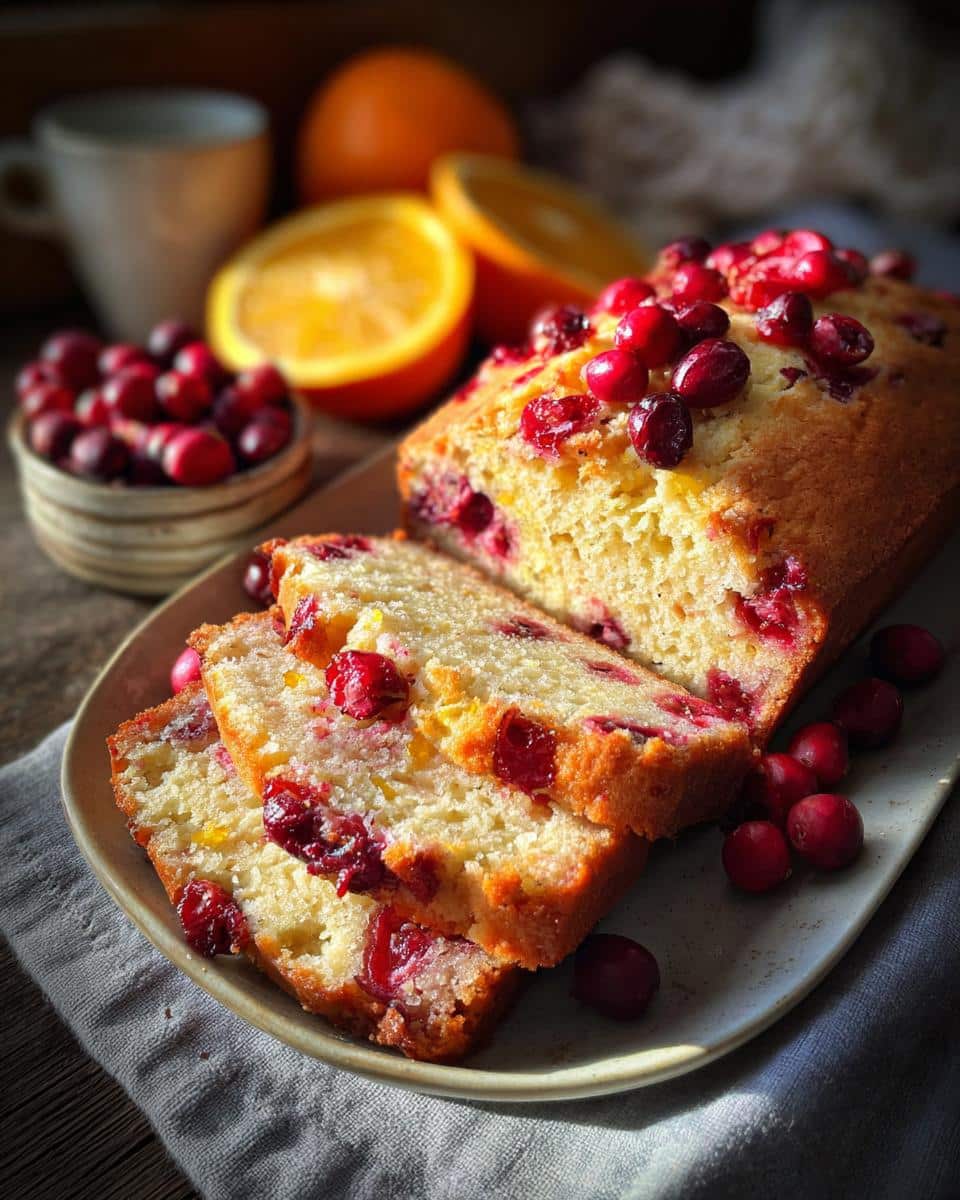 Divine Cranberry Orange Bread: 15 Min Prep