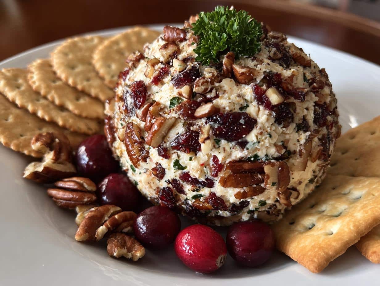 Cranberry Pecan Cheese Ball: The Holiday Appetizer I Make Every Year for Family Gatherings - detail 1
