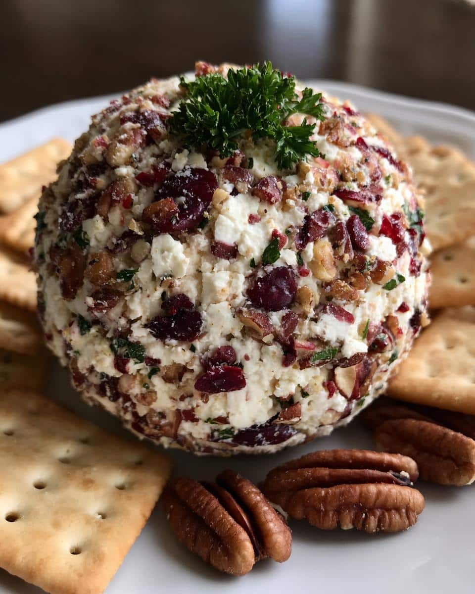 Cranberry Pecan Cheese Ball: The Holiday Appetizer I Make Every Year for Family Gatherings - detail 2