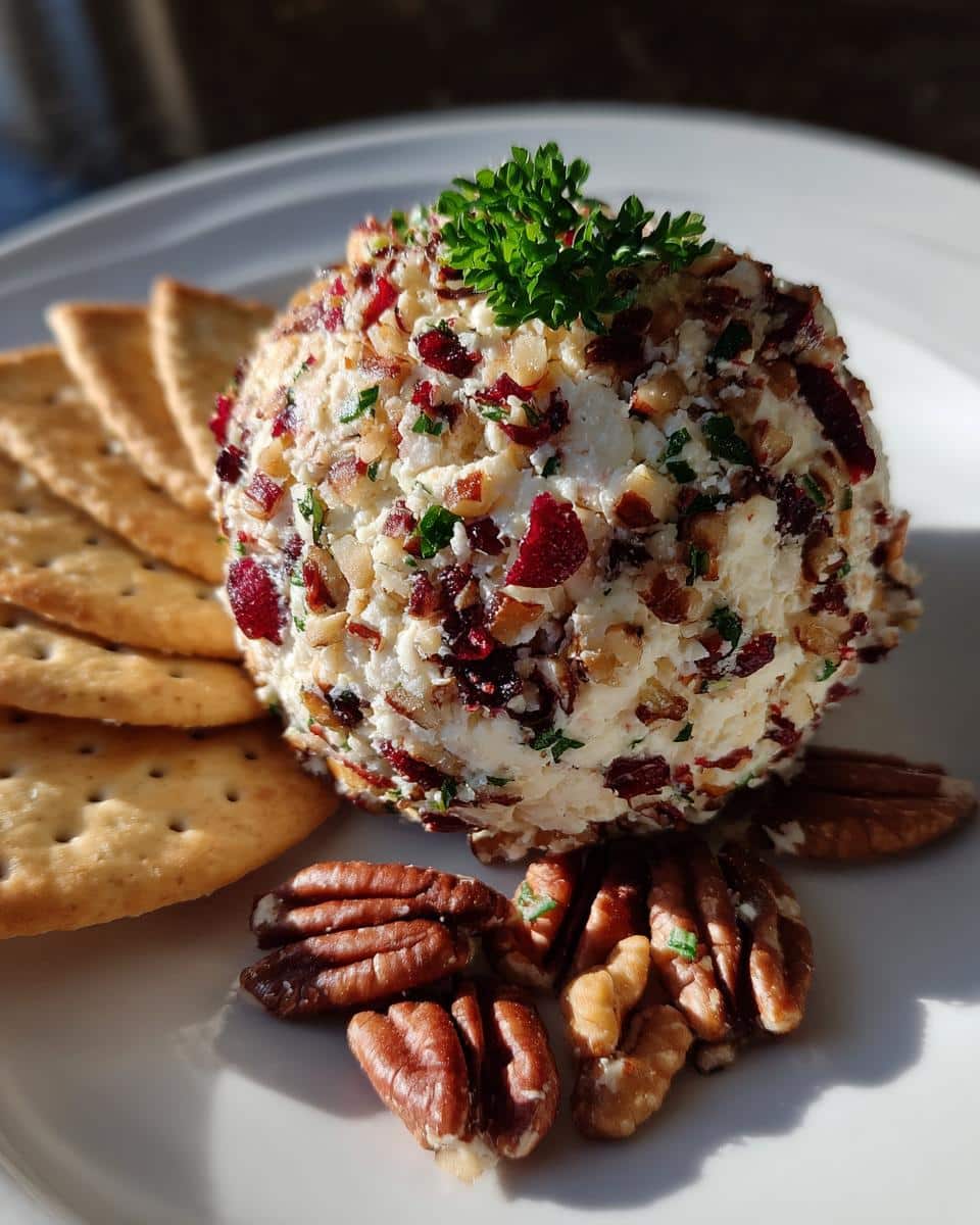 Cranberry Pecan Cheese Ball: The Holiday Appetizer I Make Every Year for Family Gatherings - detail 3