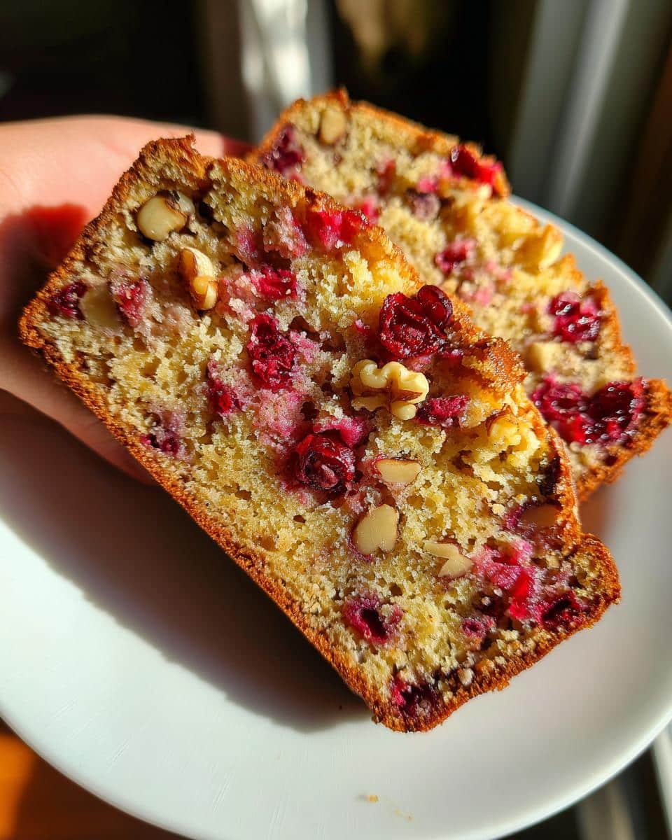 Cranberry Walnut Bread – Tart, Nutty & Perfectly Festive! - detail 2