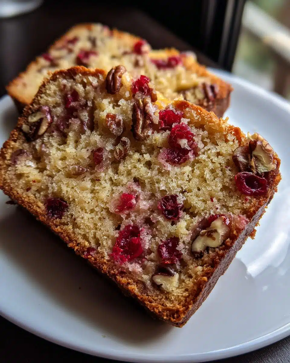 Cranberry Walnut Bread – Tart, Nutty & Perfectly Festive!