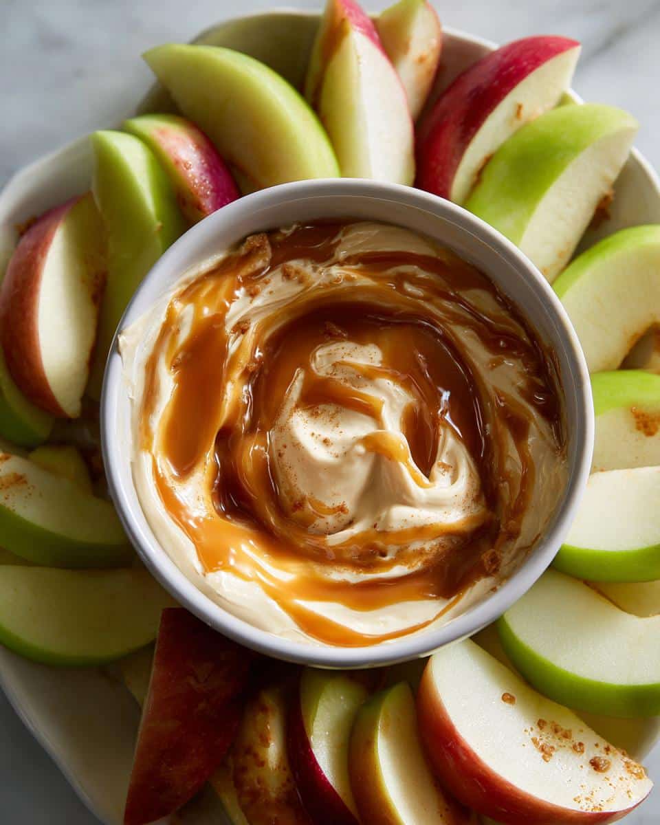 Amazing Cream Cheese Caramel Apple Dip: 4 Stars! 6 Cream Cheese Caramel Apple Dip - Easy Dessert Recipe! - detail 2
