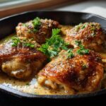 Creamy Brown Sugar Dijon Chicken Thighs: 1 Secret 3 Creamy Brown Sugar Dijon Chicken Thighs Quick Chicken Dinner