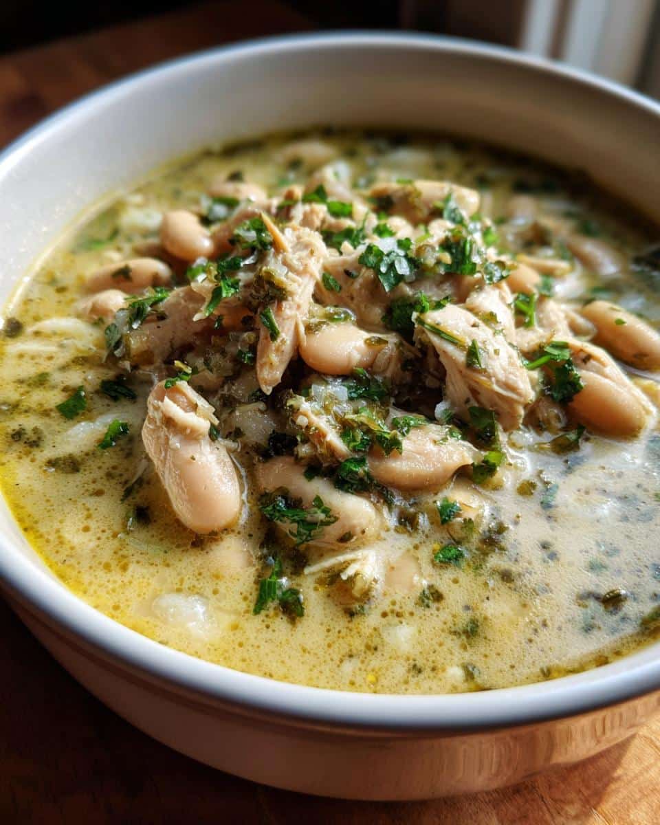 Creamy White Chicken Chili - detail 2