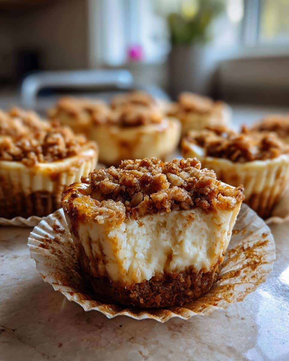 Easy Apple Crisp Mini Cheesecakes You Need to Try This Fall! 🍏 - detail 2