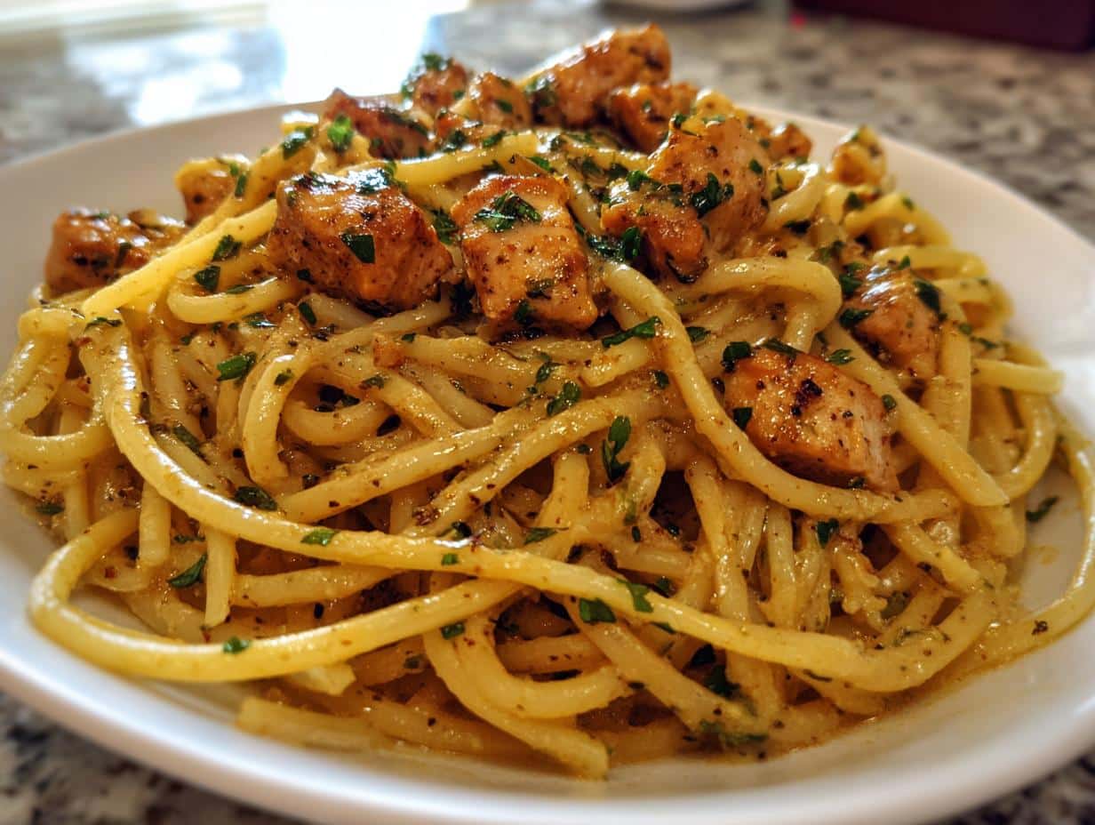 Easy Cowboy Butter Chicken Linguine for Busy Evenings