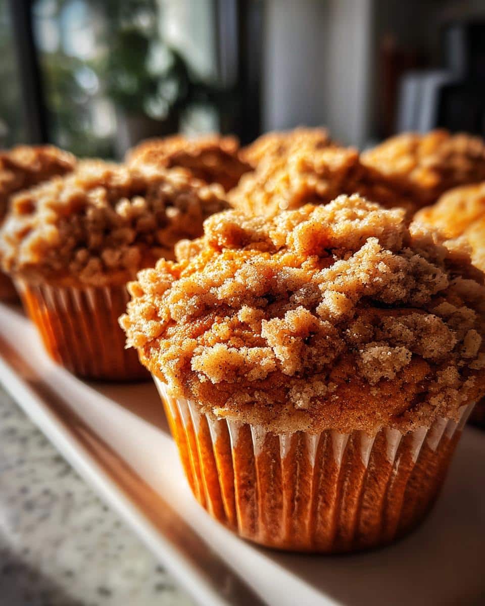Easy Pumpkin Muffins with Streusel Topping - detail 1