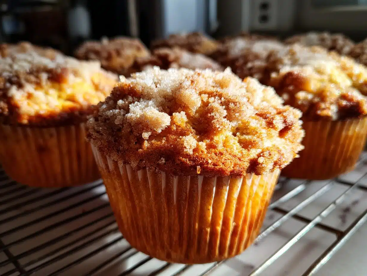 Easy Pumpkin Muffins with Streusel Topping