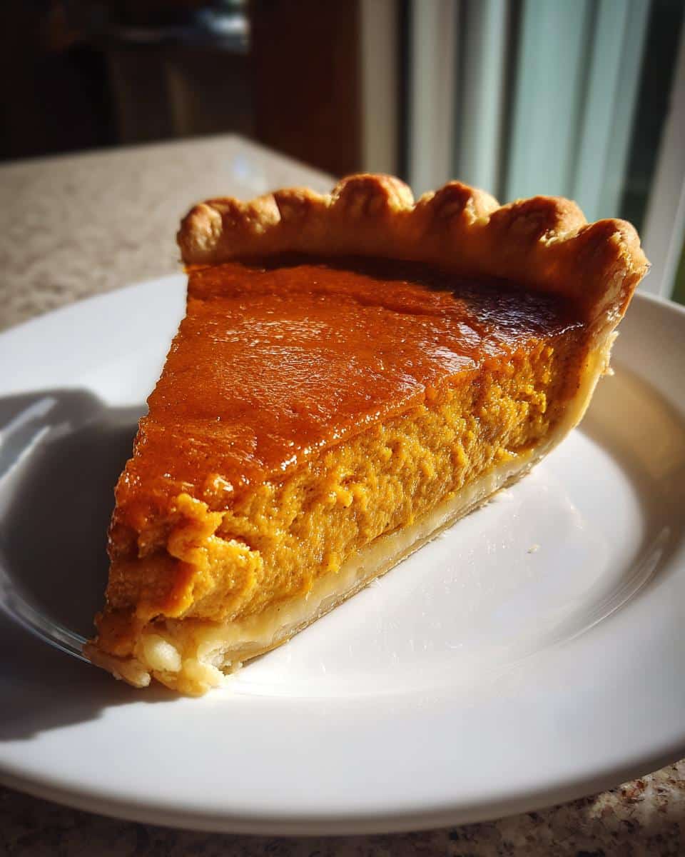 Easy Pumpkin Pie with Homemade Crust - detail 1