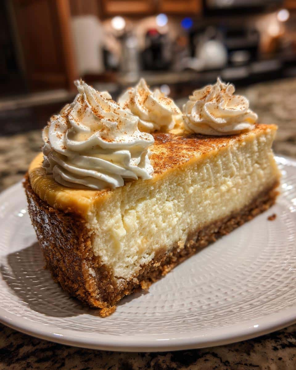 Eggnog Cheesecake - detail 1