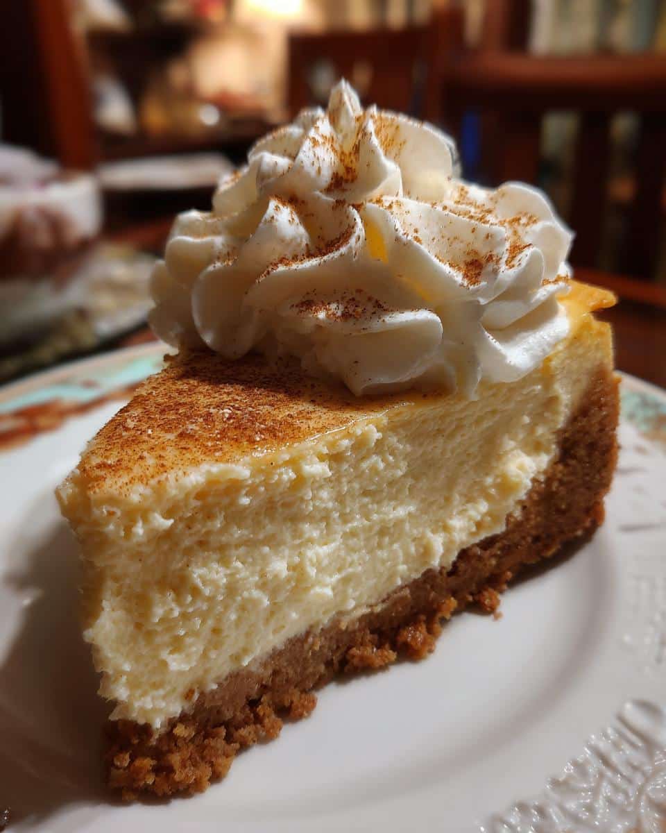 Eggnog Cheesecake - detail 2