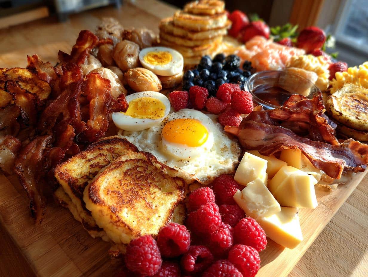 Festive Christmas Breakfast Charcuterie Board 🎄🍳 - detail 1