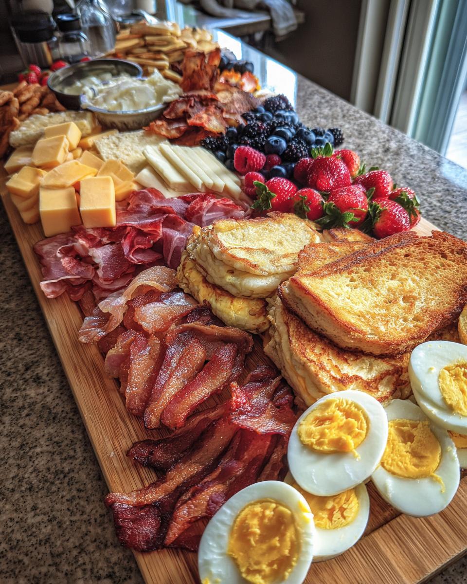 Festive Christmas Breakfast Charcuterie Board 🎄🍳 - detail 2