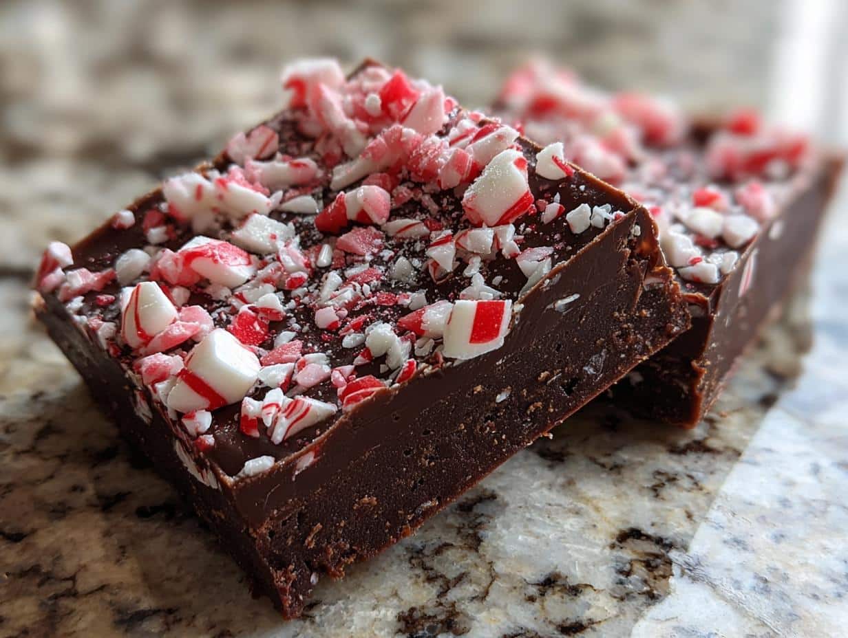 Festive Peppermint Chocolate Bars - detail 2