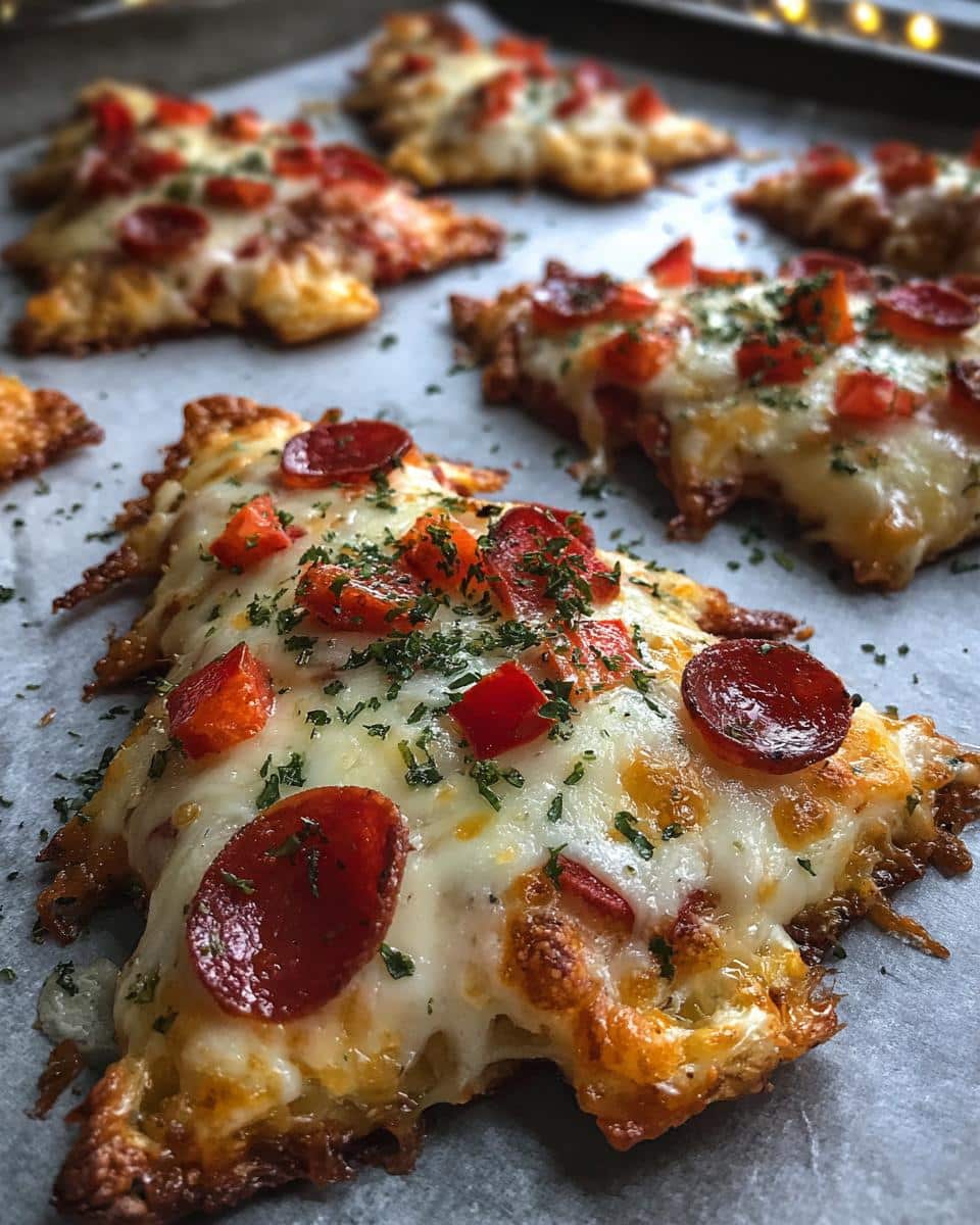 Amazing Festive Tree Pizzas in Under 30 Minutes 7 Festive Tree-Shaped Mini Pizzas - detail 3