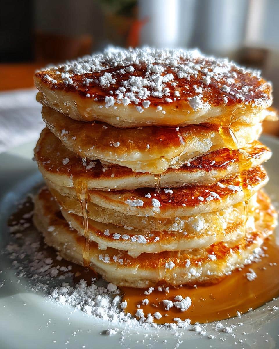 Fluffy Pancakes for Christmas Morning Breakfast - detail 1