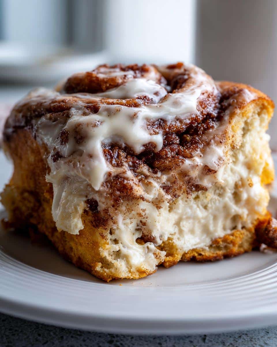 Fluffy Pumpkin Cinnamon Rolls with Cream Cheese Frosting