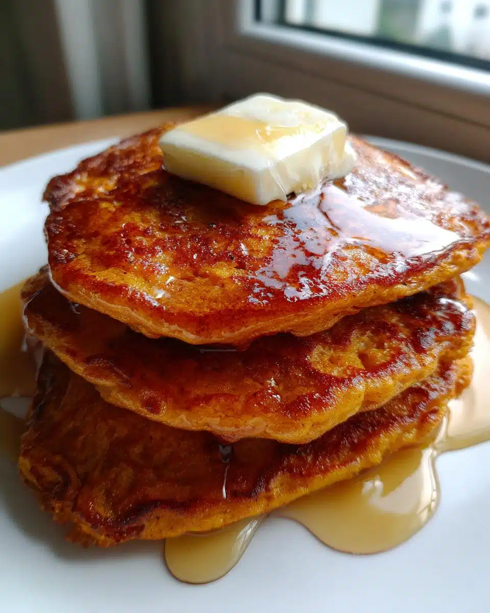 Fluffy Sweet Potato Pancakes - detail 1