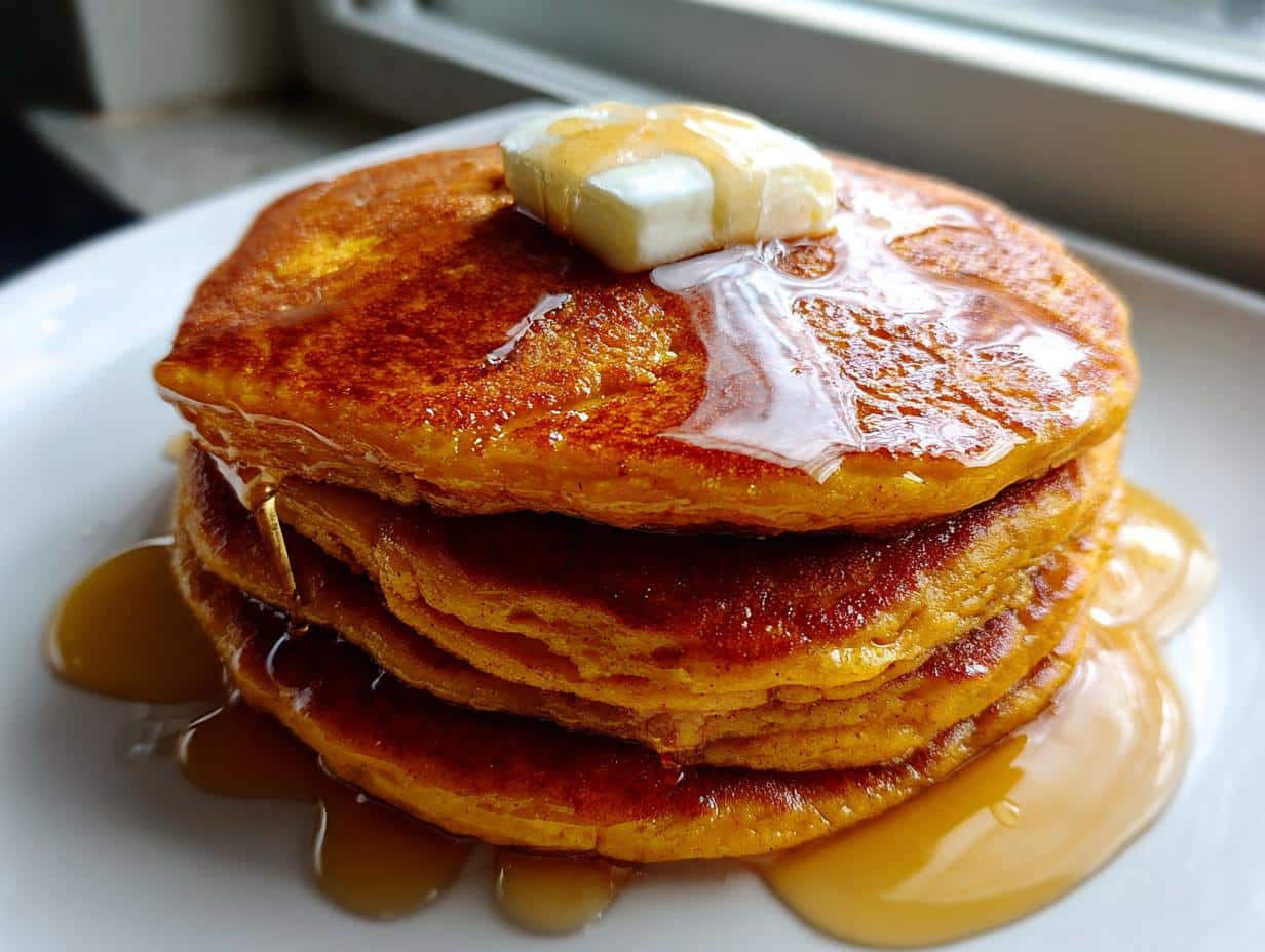 Fluffy Sweet Potato Pancakes - detail 2
