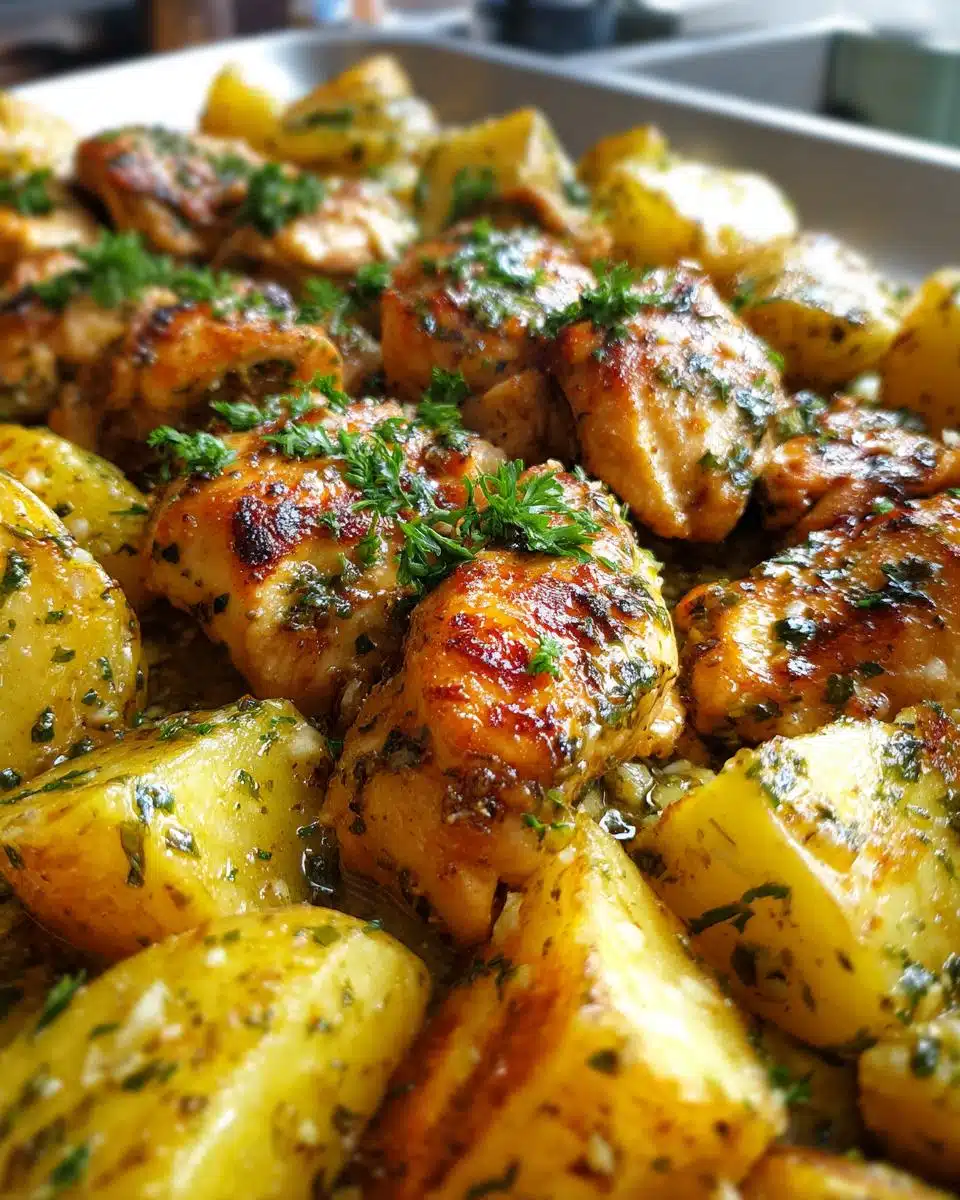 Garlic Parmesan Chicken and Potatoes (One-Pan Dinner) - detail 2