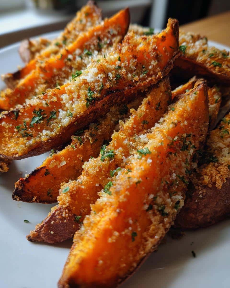 Garlic Parmesan Sweet Potato Wedges: 1 Amazing Recipe 5 Garlic Parmesan Sweet Potato Wedges You Need to Try! - detail 1