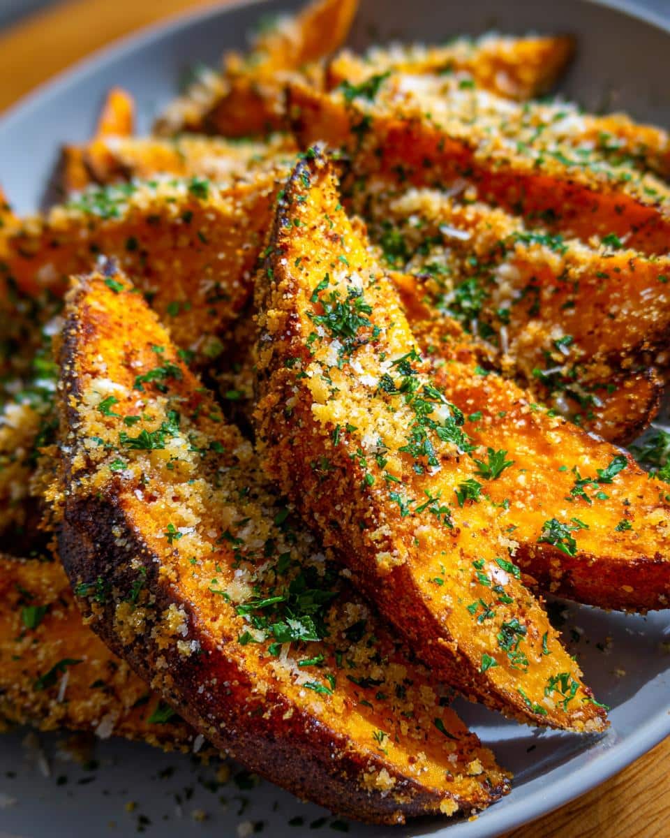 Garlic Parmesan Sweet Potato Wedges: 1 Amazing Recipe 7 Garlic Parmesan Sweet Potato Wedges You Need to Try! - detail 3