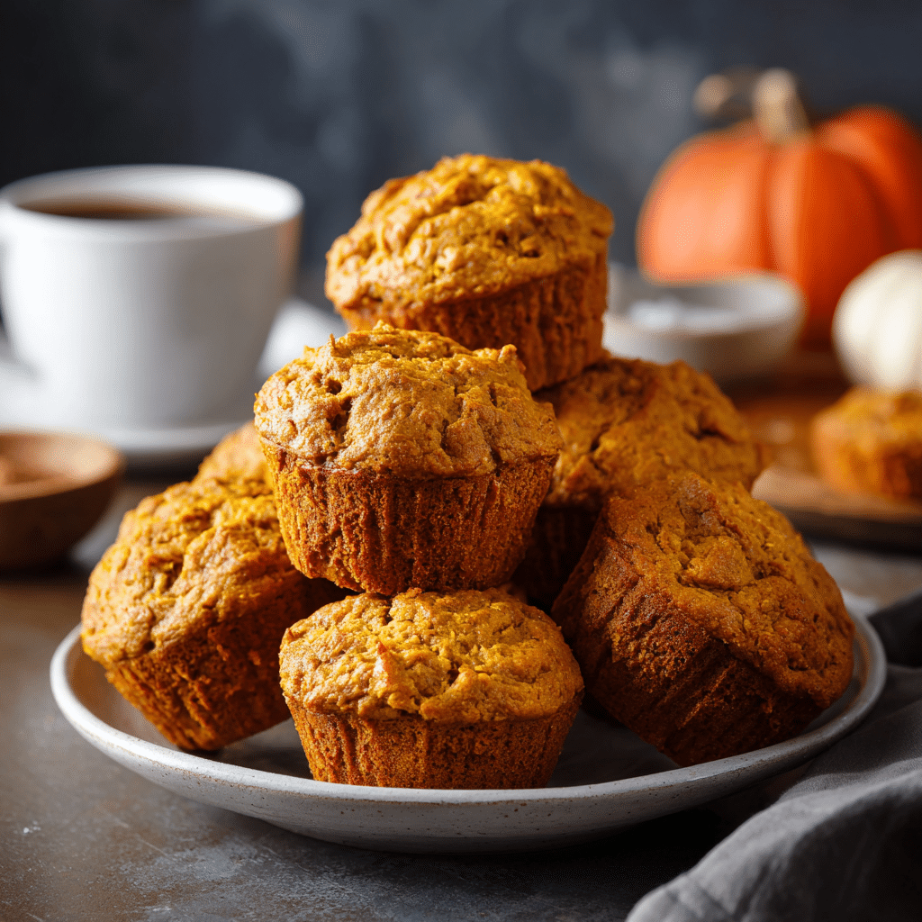 High protein pumpkin muffins