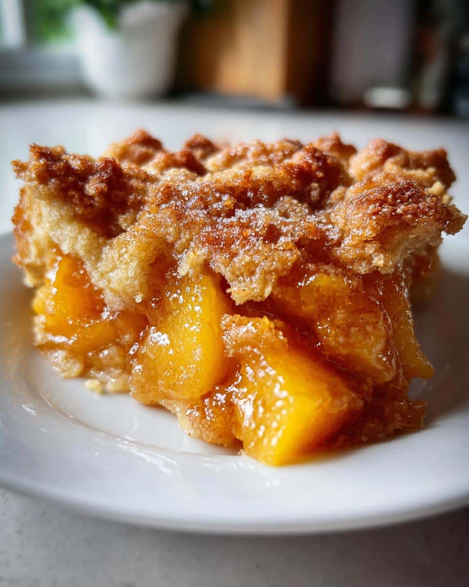 Homemade Peach Cobbler – Winter Comfort Dessert