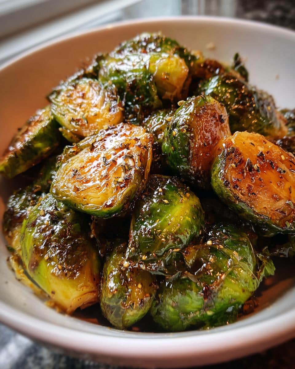 Honey Balsamic Brussels Sprouts: 5 Flavor Secrets 6 Honey Balsamic Brussels Sprouts – The Healthful Ideas - detail 2