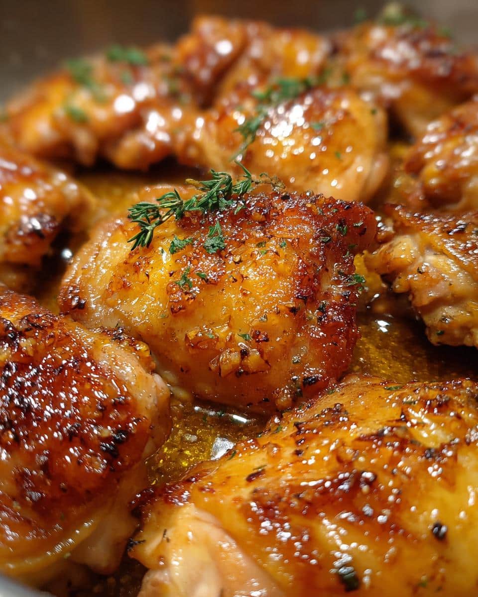 Honey Garlic Chicken Thighs - detail 1