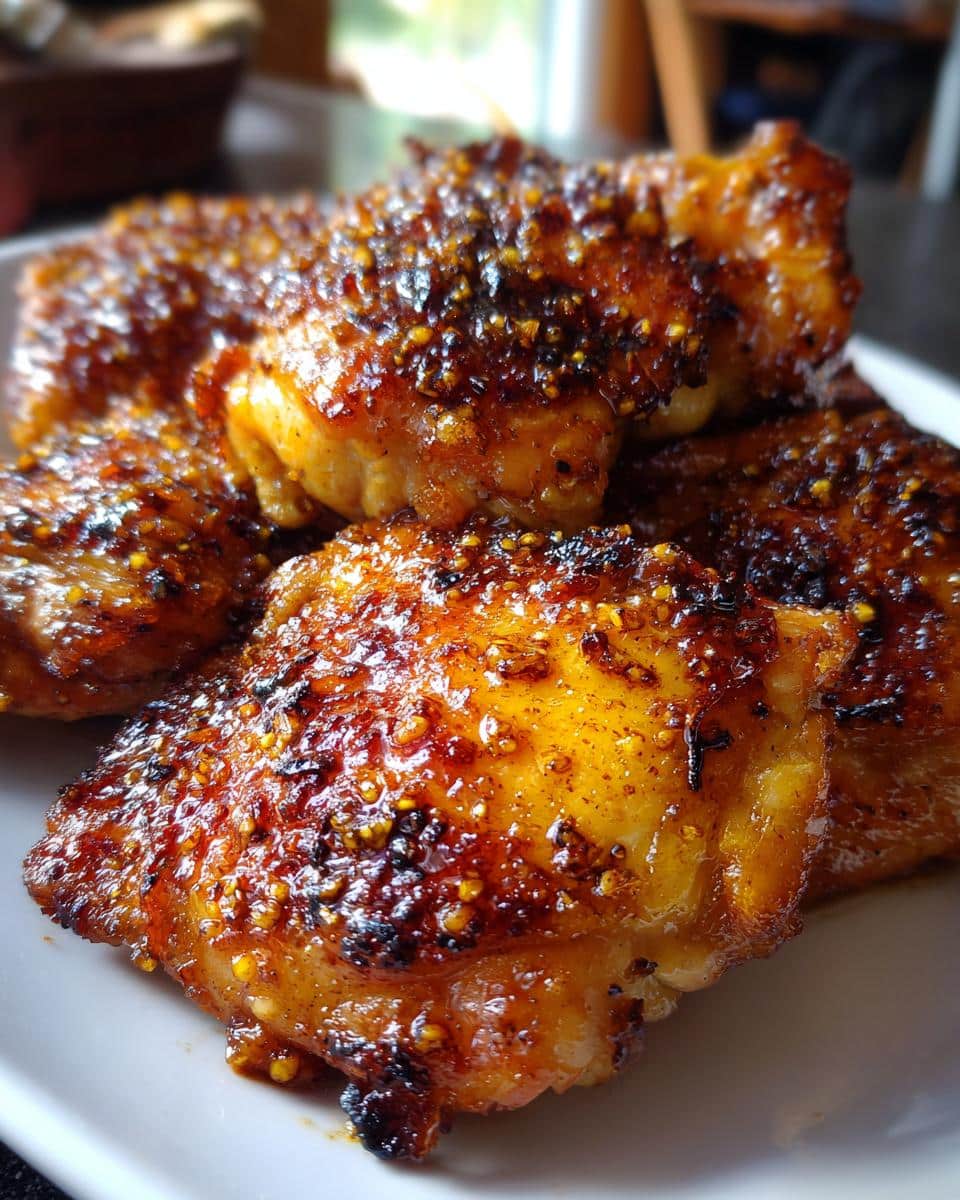 Honey Garlic Chicken Thighs - detail 2