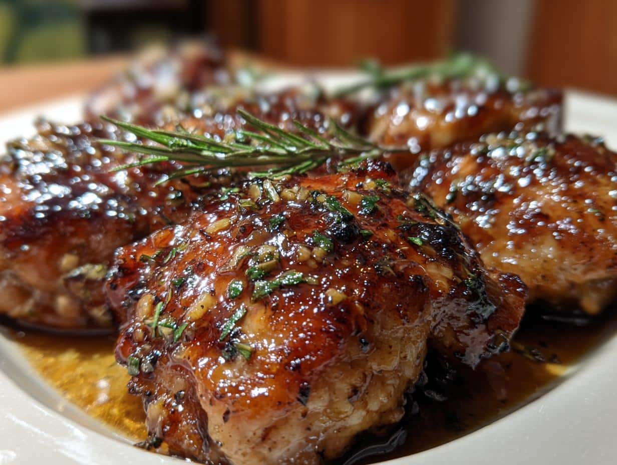 Honey Garlic Chicken Thighs - detail 3