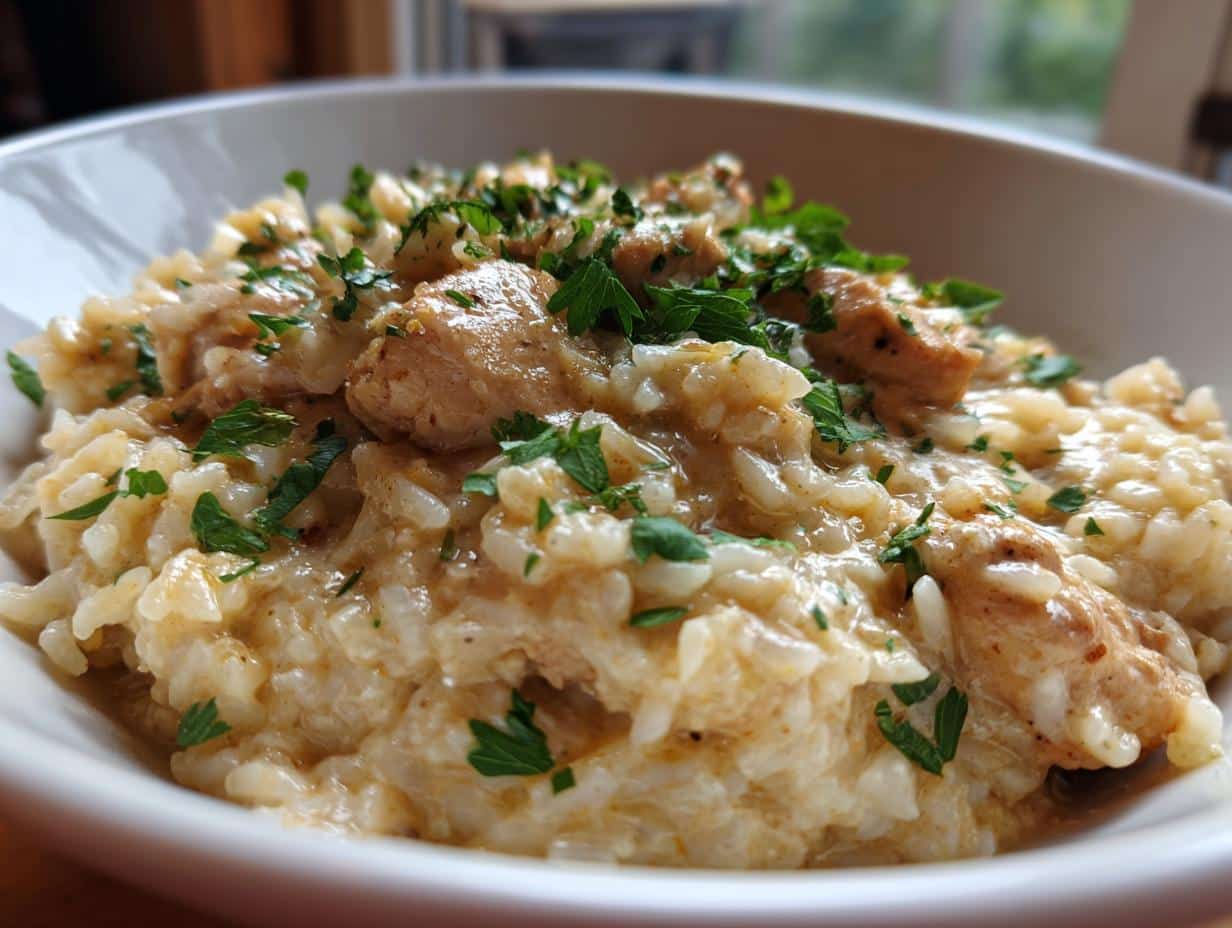 Instant Pot Creamy Chicken Rice - detail 3