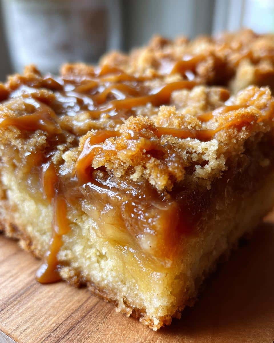 Irresistible Salted Caramel Apple Bars for Fall - detail 2