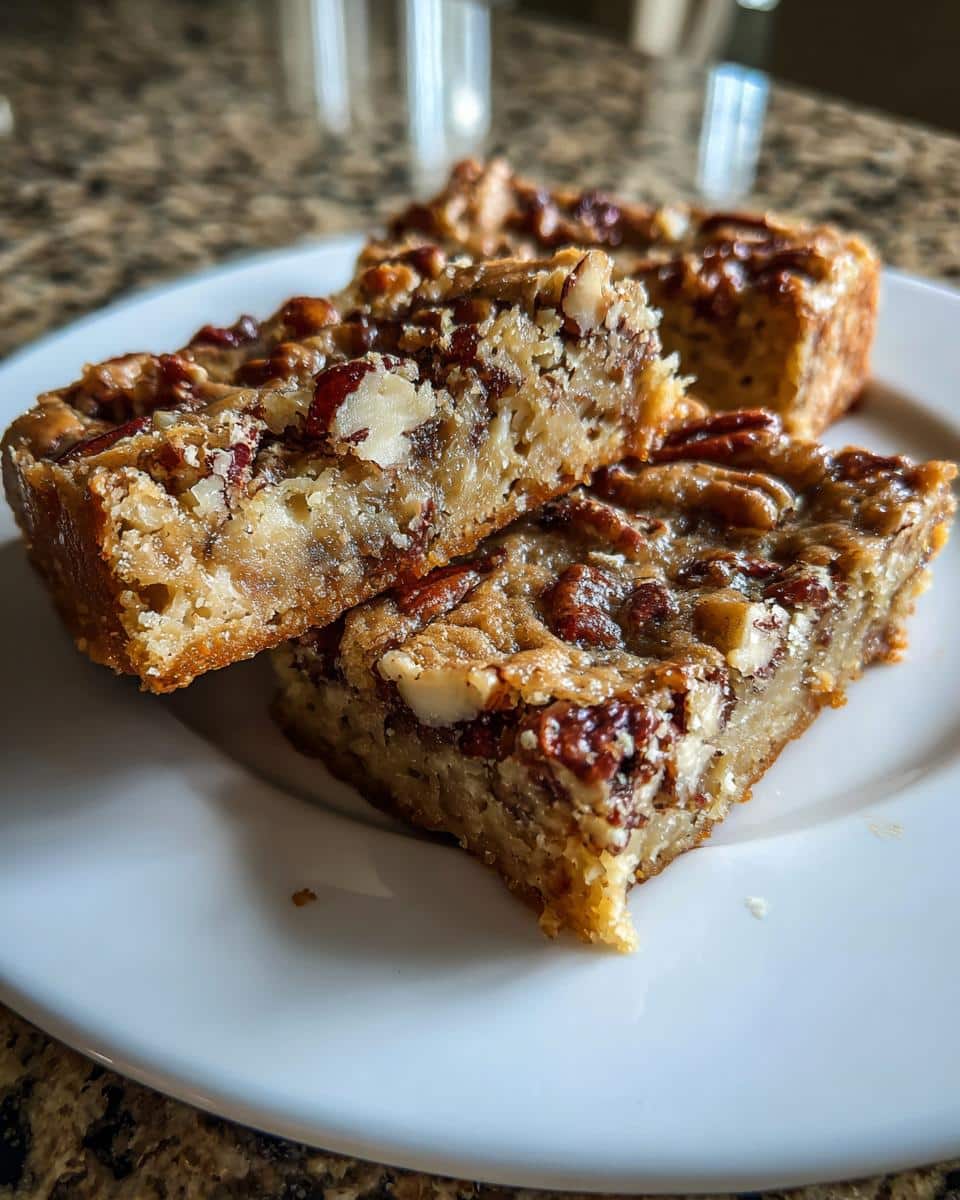 Maple Pecan Blondies - detail 3