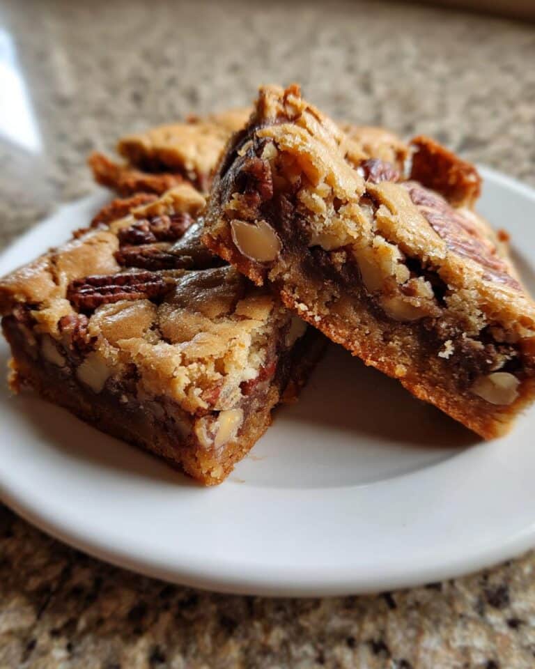 Maple Pecan Blondies
